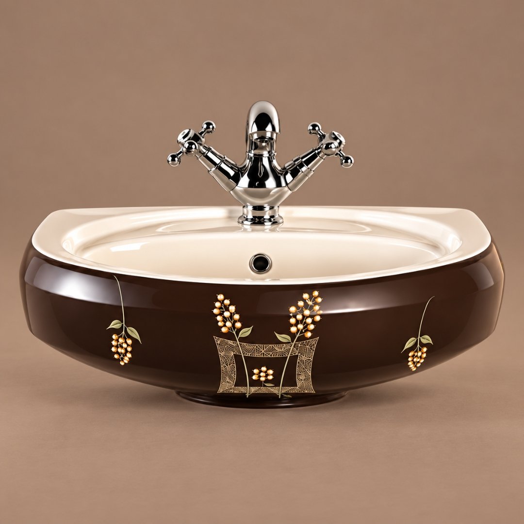 Sonet RP- 1041, washbasin with pedestal (view 4)